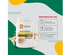 Krishna's Safed Musli (Chlorophytum borivilianum) Powder 100 g