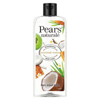 Pears Naturale Nourishing Coconut Water Body Wash 250 ml, 100% Natural Ingredients, Liquid Shower Gel with Honey for Glowing Skin - Paraben Free