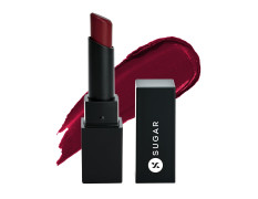 SUGAR Cosmetics Nothing Else Matter Longwear Lipstick for Women | Lasts Up To 8+ Hours| Enriched with Vitamin E | 100% Vegan | 3.2gm - 14 Red Herring