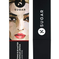 SUGAR Cosmetics Nothing Else Matter Longwear Lipstick for Women | Lasts Up To 8+ Hours| Enriched with Vitamin E | 100% Vegan | 3.2gm - 16 Cloud Wine