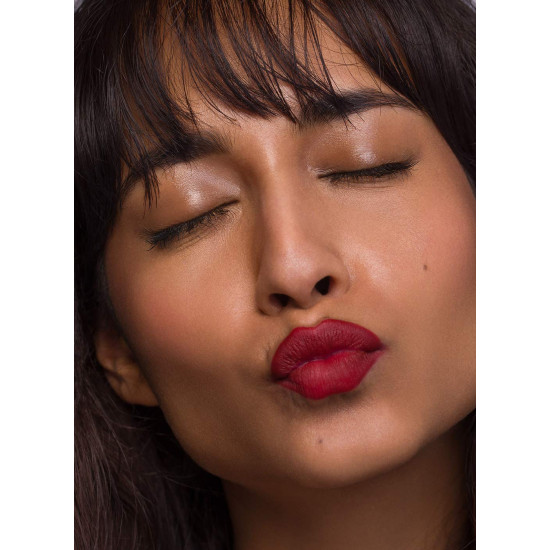 SUGAR Cosmetics Nothing Else Matter Longwear Lipstick for Women | Lasts Up To 8+ Hours| Enriched with Vitamin E | 100% Vegan | 3.2gm - 16 Cloud Wine