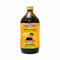 Baidyanath Asli Ayurved Abhyarishta Syrup - 450 Ml|Useful In Piles & Constipation Relief Tonic, Pack Of 1