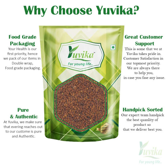 Yuvika Rai Seeds - Lal Sarso - Red Mustard Seeds 200 Grams