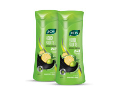 Joy Lemon & Olives Hair Dryness Control Conditioning Shampoo (340ml x 2) | For Dry & Frizzy Hair | Makes Hair Smooth & Shiny | For Men & Women