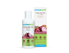 Mamaearth Onion Hair Oil for Hair Growth & Hair Fall Control with Redensyl 150ml