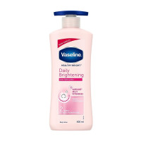 Vaseline Healthy Bright Body Lotion 400ml, Daily Brightening Body Moisturizer with Sunscreen for Dry Skin, Lotion for Non-Greasy Glowing Skin