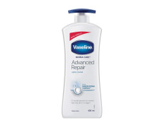 Vaseline Derma Care, Advanced Repair Body Lotion, 400 ml, for Sensitive, Dry, Rough Skin, Visibly Reduces Dryness in 24Hr, Non-Greasy, Long Lasting Moisturization