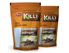 KILLI Liquorice | Adhimadhuram | Mulethi | Irattimadhuram | Yashtimadhu Root Crushed, 100g (Pack of 2)