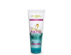 L'Oreal Paris Deep Conditioner, Rebalancing & Hydrating, For Oily Roots & Dry Ends, Extraordinary Clay Rapid Reviver, 180ml