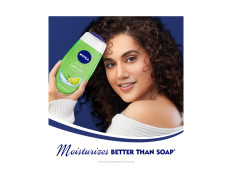 NIVEA Lemon and oil 125 ml Body Wash| Shower Gel with Scent of Lemon and Care Oil | Pure Glycerin for Instant Soft & Summer Fresh Skin|Microplastic Free |Clean, Healthy & Moisturized Skin