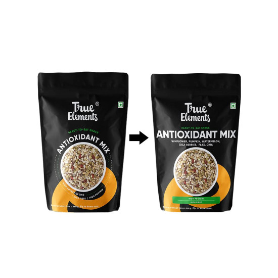 True Elements Antioxidant Mix Seeds 250g - Seeds Mix for Eating | Edible Seeds | Protein Rich Snacks | Mix of 6 Seed & Berries