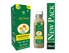 Axiom_Ayurveda Marigold Juice | Helpful In Wound Repair | Reduce Blemishes and Skin Problems | No Added Sugar - 250ml
