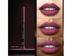 FACES CANADA Ultime Pro HD Intense Matte Lips + Primer - Wine Shot 26, 1.4g | 9HR Long Stay | Primer Infused For Flawless HD Matte Finish | Intense Color Lightweight Silky Smooth Cream Application