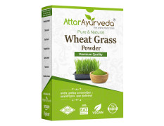 Attar Ayurveda 100% Natural Wheat Grass Powder (100 Gram) | Pure, Preservative free, Non-GMO | Immunity booster, De-Toxifying, Support healthy metabolism