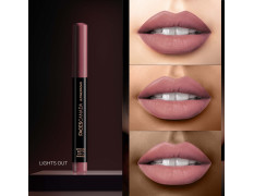 FACES CANADA Ultime Pro HD Intense Matte Lips + Primer - Lights Out 24, 1.4g | 9HR Long Stay | Primer Infused For Flawless HD Matte Finish | Intense Color Lightweight Silky Smooth Cream Application