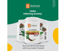 KRISHNA'S HERBAL & AYURVEDA Jatamansi(Nardostachys Jatamansi)Powder-100 G|Promotes Hair Growth|Supporting Hormonal Health&Natural Stress Relief