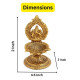 Collectible India Ganesha Diya Oil Lamp - Diwali Diya for Puja Diwali Gift Home Temple Articles Decoration Gifts - Diwali Decoration Items for Home Decor -Return Gift