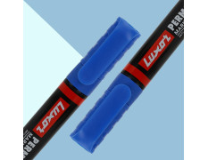 Luxor Refillable Permanent Marker in Brilliant Blue, Pack of 10, Ideal for Clear and Eco-Friendly Marking