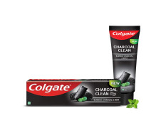 Colgate Charcoal Clean Oral Care Toothpaste, Bamboo Charcoal and Mint (Black Gel)  120g (Pack of 2)