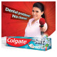 Colgate Toothpaste Active Salt Saver Pack - 300 g with ZigZag Neem Medium Bristle Toothbrush - 4 Pieces