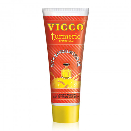 Vicco Turmeric Ayurvedic Skin Cream, With Sandalwood Oil, (70gm) Pack Of 1