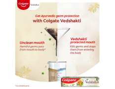 Colgate Swarna Vedshakti Toothpaste with ZigZag Neem Toothbrush - Natural Oral Care