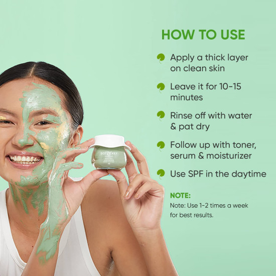 Dot & Key Skin Care Pollution + Acne Defense Green Clay Mask | Clay Mask for Face with Salicylic & Matcha Tea | Reduces Active Acne, Soothes Redness | For Dark Spots, Oily, Acne Prone Skin | 85g