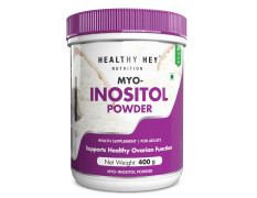 Healthyhey Nutrition 100% Pure Myo Inositol Powder (Vitamin B8), 400gm pack