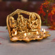 Collectible India Laxmi Ganesh Saraswati Idol Diya Oil Lamp Deepak - Metal Lakshmi Ganesha Showpiece Statue - Traditional Diya for Diwali Puja (8.5 x 5.1 x 4.7, 1 Count)