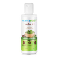 Mamaearth 100% Pure Castor Oil, Cold Pressed, To Support Hair Growth, Good Skin And Strong Nails, 150 Ml