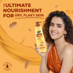 Joy Honey & Almonds Ultimate Nourishing Body Milk Lotion (400ml) | With Shea Butter & Vitamin E | Long Lasting Moisture | Prevents Dryness & Provides Intense Moisturization for Dry Skin