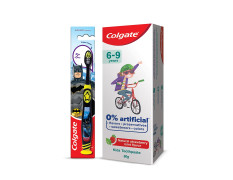 Colgate Kids Cavity Protection Toothpaste & Batman Toothbrush - Natural Strawberry Mint Flavour