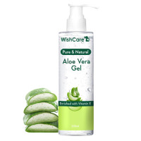 WishCare Pure & Natural Aloe Vera Gel for Skin, Face & Hair - With Vitamin E- For Men and Women 200ml