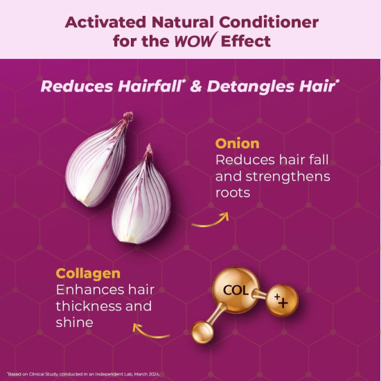 WOW Skin Science Onion Red Seed Oil Conditioner 300 Millilitres