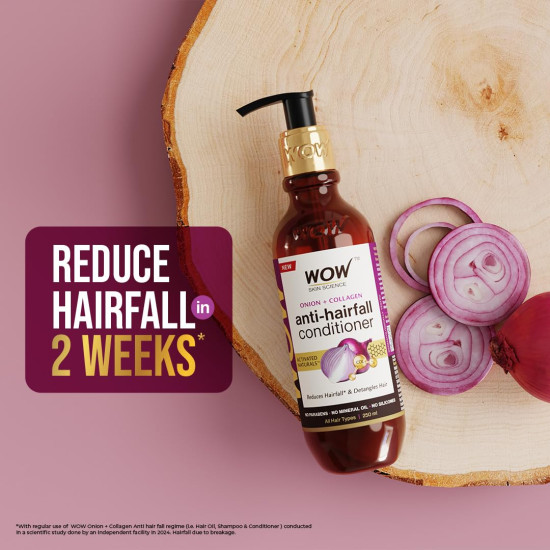 WOW Skin Science Onion Red Seed Oil Conditioner 300 Millilitres