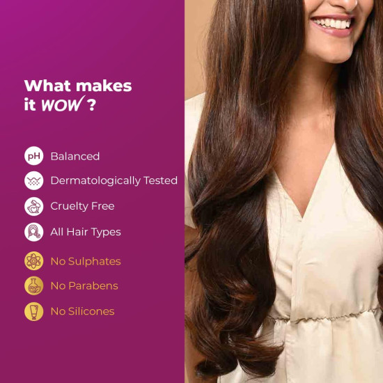 WOW Skin Science Onion & Collagen Anti-Hairfall Shampoo|Reduces Hairfall|Strengthens Roots|Nourishes Scalp|Prevents Breakage|Enhances Hair Thickness and Shine|New & Improved Formulation|300ml