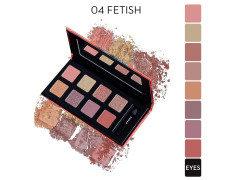 SUGAR Cosmetics Blend The Rules Eyeshadow Palette | Long Lasting, Smudge Proof & Shimmery Finish | 10.4 Gm - 04 Fetish (8 Nudes Shades)