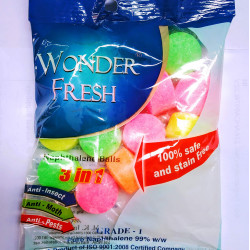 Wonder Fresh Colour Naphthalene Ball 100gms (Pack of 5 Packets)