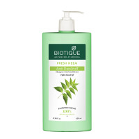 Biotique Fresh Neem Anti Dandruff Shampoo and Conditioner | Controls Dandruff | Eliminates Dryness, Flaking, and Itching | Hair Looks Fresh and Lustrous |Suitable for All Skin Types | 650ml