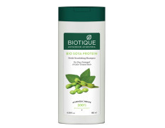 Biotique Bio Soya Protein Fresh Nourishing Shampoo | Repairs Dry and Damaged Hair |Maintains pH Balance |Promotes Healthy Shiny Hair| Prevents Color Fading | All Skin Types | 180ml
