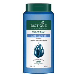 Biotique Ocean Kelp Anti Hairfall Shampoo | Intensive Hair Growth Therapy| Anti Hairfall Shampoo that Maintains Shine |100% Botanical Extracts | Suitable for All Hair Types |340ml