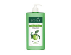 Biotique Green Apple Shine & Gloss Shampoo & Conditioner| Promotes Healthy, Shiny and Glossy Hair | Nourishes Scalp | Makes Hair Soft & Smooth |100% Botanical Extracts| All Skin Types | 650ml