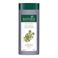 Biotique Bio Thyme Volume Conditioner for Fine and Thinning Hair | Gives Volume and Bounce to Hair | Helps in Thicken Follicles |100% Botanical Extracts| Suitable for All Skin Types | 180ml