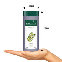Biotique Bio Thyme Volume Conditioner for Fine and Thinning Hair | Gives Volume and Bounce to Hair | Helps in Thicken Follicles |100% Botanical Extracts| Suitable for All Skin Types | 180ml