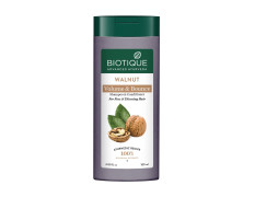 Biotique Bio Walnut Volume and Bounce Shampoo and Conditioner | For Fine and Thinning Hair| Volumizing Shampoo for Thin Hair |100% Botanical Extracts |180ml