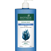 Biotique Ocean Kelp Anti Hairfall Shampoo | Intensive Hair Growth Therapy| Anti Hairfall Shampoo that Maintains Shine |100% Botanical Extracts | Suitable for All Hair Types |650ml