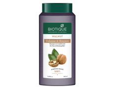 Biotique Bio Walnut Volume and Bounce Shampoo and Conditioner | For Fine and Thinning Hair| Volumizing Shampoo for Thin Hair |100% Botanical Extracts |340ml