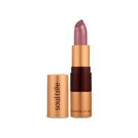 SoulTree Ayurvedic Lipstick - Massive Mauve 605, 4gm | Creamy Texture | Enriched with Organic Ghee & Almond Oil | Moistured & Nourished Lips | 4gm
