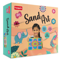 Funskool Handycrafts Handycrafts - Sand Art, Make 6 Different Paintings with Sand, 5 Years +,Art and Craft Kit Funskool Handycrafts Handycrafts - Sand Art, Make 6 Different Paintings with Sand, 5 Years +,Art and Craft Kit