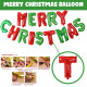 Party Propz Christmas decoration kit - 26 Pcs, Christmas backdrop banner | christmas balloons for decoration | balloons for decoration | Banner | Balloons